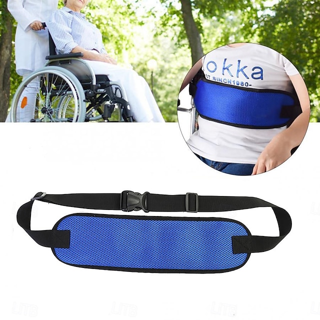  cinto de segurança para cadeira de rodas, scooter de mobilidade, cintas de segurança com fivela de liberação fácil, saúde &mobilidade médica de beleza &equipamentos de mobilidade/caminhada para