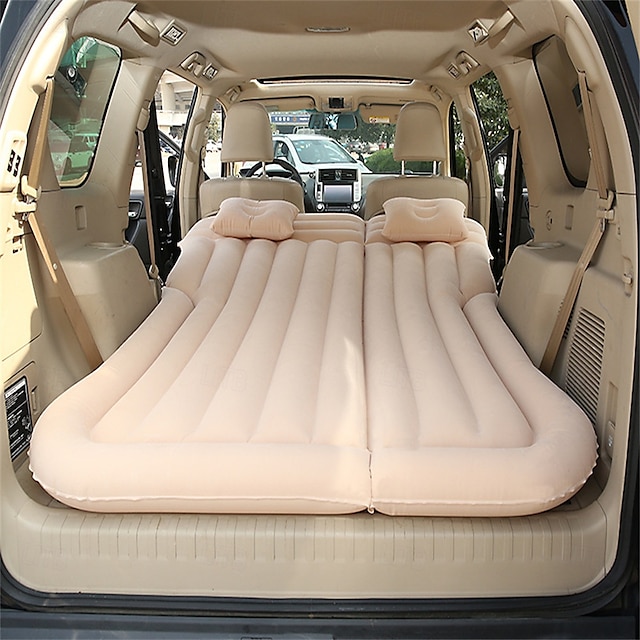  Colchón de aire para coche, colchón de aire multifuncional, para viajes al aire libre, camping, para Land Rover 5, con dos almohadas y bomba de aire.