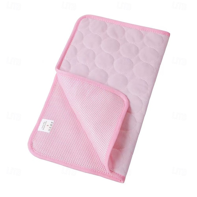  Dog Cooling Mat - Instant Cooling Pet Bed for Dogs & Cats Non-Toxic & Machine Washable Anti-Slip Bottom Cool Mat for Indoor & Travel Use