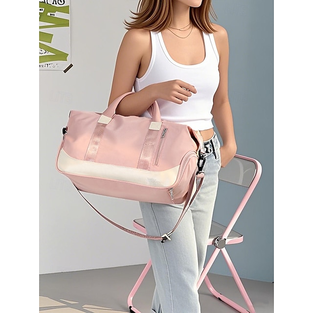  Mehrfarbige Reisetaschen für Damen und Herren mit separatem Schuhfach, Innentaschen mit Nass- und Trockentrennung – wasserdichte Sport- und Fitnesstasche für Reisen, Fitnessstudio und Outdoor-Aktivitäten