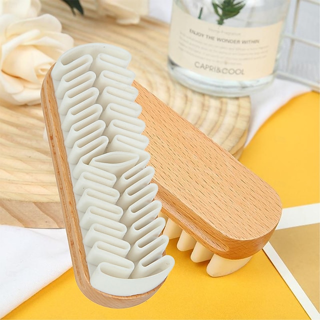  Lot de 2 brosses et gommes à chaussures en daim, nubuck &Kit de nettoyage pour daim avec poils doux et gomme en caoutchouc, brosse de nettoyage douce pour chaussures en daim, nubuck et velours