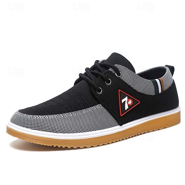  herrebrune og marineblå casual joggesko med moderne design – trendy, allsidige, egnet for både uformelle og semi-formelle anledninger