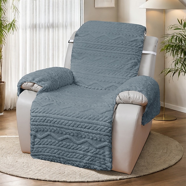  Κομψό κάλυμμα μονής πολυθρόνας ζακάρ με μαλακά και άνετα μπράτσα, κάλυμμα μονού διθέσιου τριθέσιου πολυθρόνα για χαλάρωση