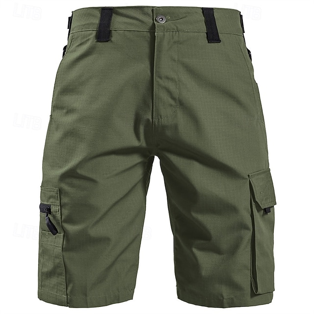  Herren Taktische Shorts Cargo-Shorts Shorts mit Camouflage-Muster Shorts Wander-Shorts Reißverschlusstasche Mehrere Taschen Einfach Tarnung Komfort tragbar Knielang Outdoor Sport Täglich Mode Lässig