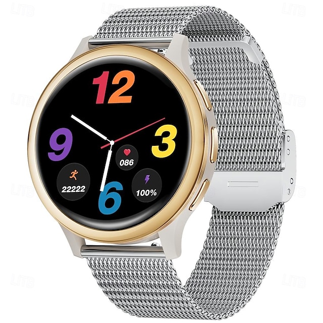  M55 Smart Watch 1.27 inch Smartwatch Fitness Running Watch Bluetooth Timer Call Reminder Heart Rate Monitor Sedentary Reminder Find My Device Compatible with Android iOS IP68 Women Heart Rate Monitor