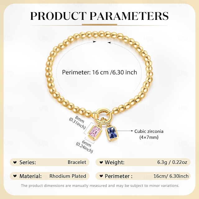  Bracciale con ciondolo con pietra portafortuna - due pietre portafortuna personalizzate da indossare al polso per un tocco di romanticismo. È un regalo perfetto per tua moglie/mamma/fidanzata per San