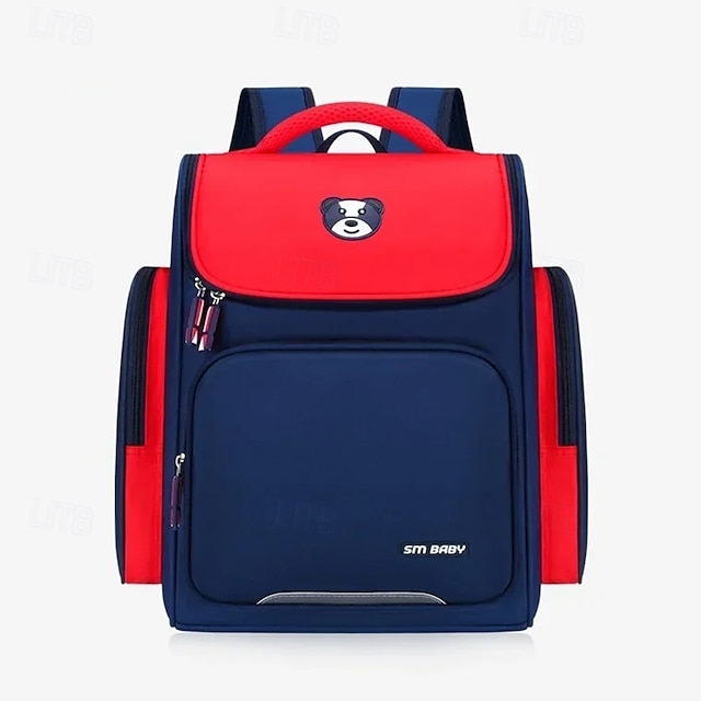  Zaino per bambini, zaino in nylon impermeabile, versatile, grande capacità, per studenti, borsa a tracolla, per ragazzi, scuola superiore