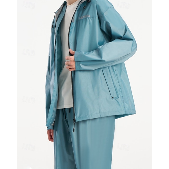  Hombre Mujer Chaqueta para exteriores Chaqueta para senderismo Impermeable Al aire libre Impermeable Resistente al Viento Secado rápido Ligero Trajes de senderismo Ropa de senderismo Otoño Chaqueta