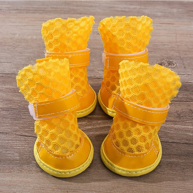  verkkokoirankengät lemmikkisaappaat hengittävät koirankengät pienille koirille vedenpitävät lemmikkisandaalit liukumattomalla pohjalla ja vetoketjulla kestävät lemmikkitassunsuojat kuumille