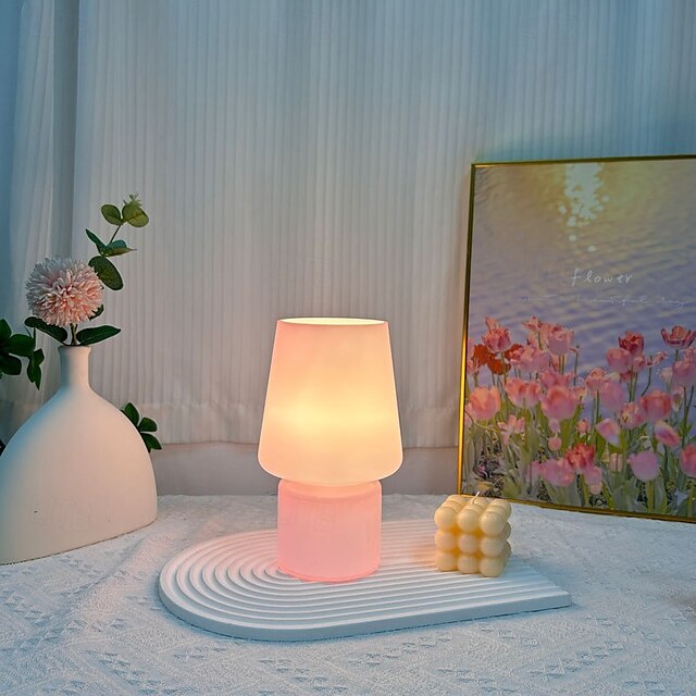  Lampe de table à LED moderne, lampe de chevet blanc chaud, applicable au salon, à la chambre à coucher, au bureau, à la table de chevet et à la bibliothèque
