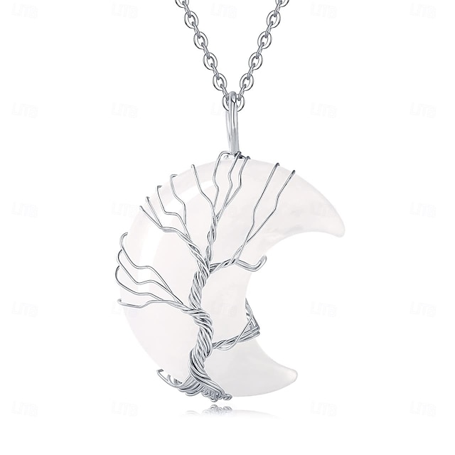  Collier en pierre chromée pour femme, élégant, simple, luxueux, classique, pour Noël, anniversaire, mariage, invité