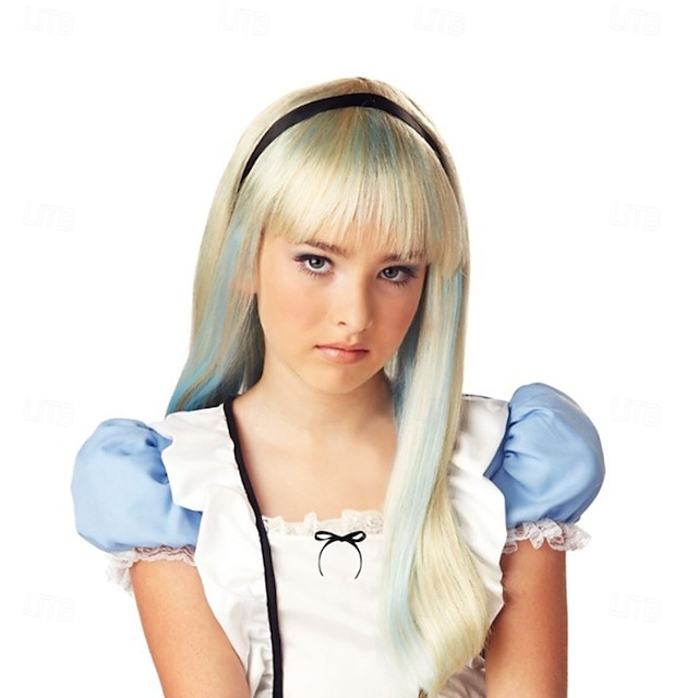  Alice pruik Alice's Adventures in Wonderland cosplay pruiken Halloween pruiken