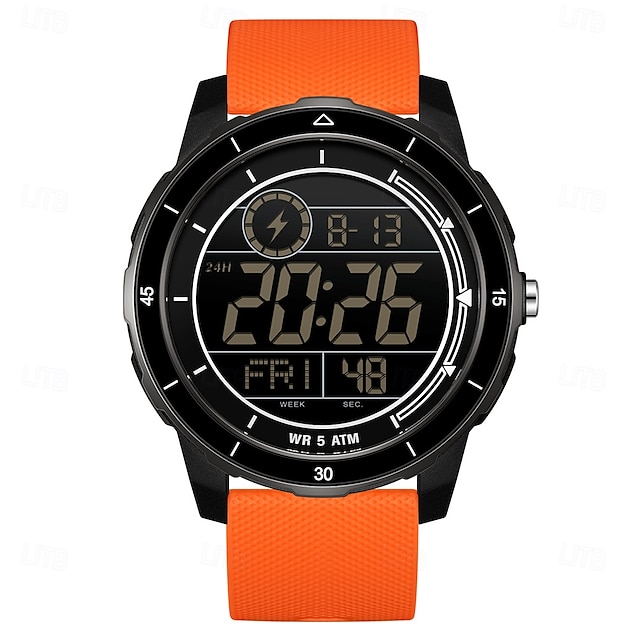  Reloj electrónico de lujo Sanda 2205 para estudiantes, deportivo, impermeable, con luz nocturna y cuenta regresiva, digital.