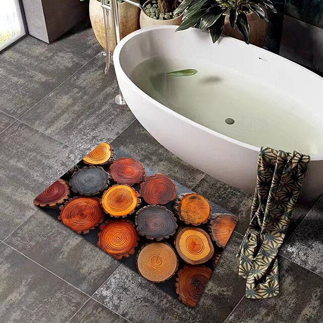  Cobblestone Pattern Doormat Kitchen Mat Floor Mat Non-Slip Area Rug Oil Proof Rug Indoor Outdoor Mat Bedroom Decor Bathroom Mat Entrance Rug