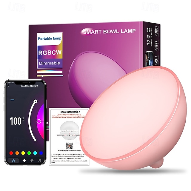 Beside Lamp White & Colour Ambiance Smart Portable Light With Bluetooth
