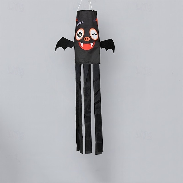  Șosete de vânt de Halloween, înfricoșătoare, Halloween, agățate, steag, șasiu de vânt, decorațiuni de Halloween pentru exterior, interior, grădină, casă, curte, articole de petrecere