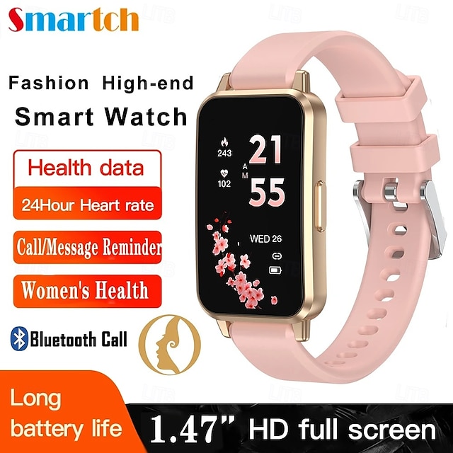  cy33 okosóra nőknek, teljes érintőképernyős, bluetooth-os hívásokhoz, vízálló órák, sport, fitneszkövető, smartwatch