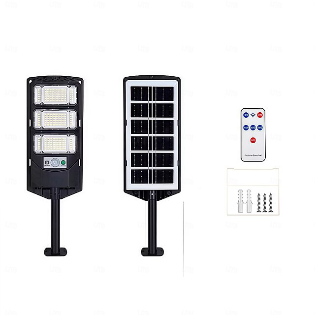  20w/30w/40w/50w zdalnie sterowane lampy uliczne LED solarne zewnętrzne oświetlenie ogrodowe czujnik ruchu zdalne sterowanie wodoodporna lampa ścienna garaż reflektor 1 szt.