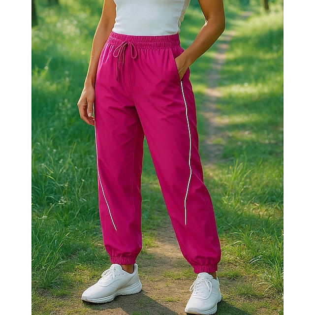  Γυναικεία Παντελόνι Joggers Jogger Αθλητικές Φόρμες Pantaloni de Alergat Ελαστική ζώνη μέσης Παντελόνια Αθλήματα & Ύπαιθρος Causal Γρήγορο Στέγνωμα Ελαφρύ Ελαστικό Αναπνέει Τέννις Γκολφ Τρέξιμο