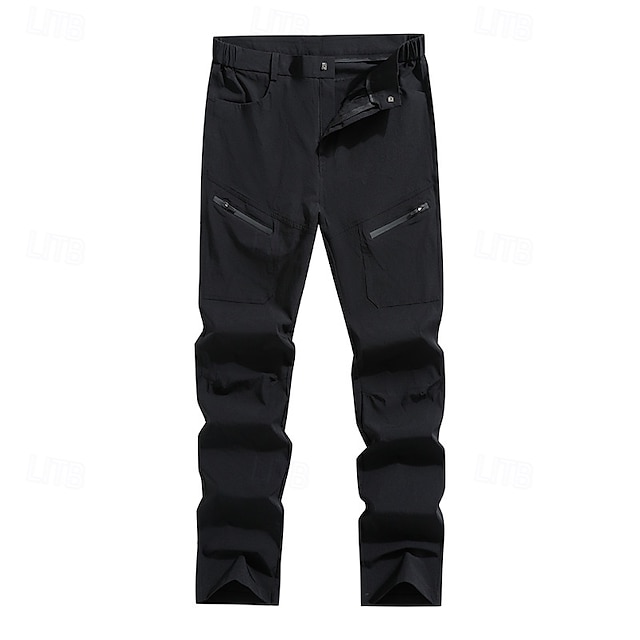  Herren Wanderhosen Regenhose zum Wandern Außen Normale Passform Wasserdicht Unterteile Tasche Schwarz Armeegrün Camping / Wandern Laufen S M L XL XXL