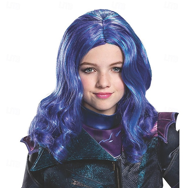  Descendants Mal Perücke - Kinder Halloween Perücken