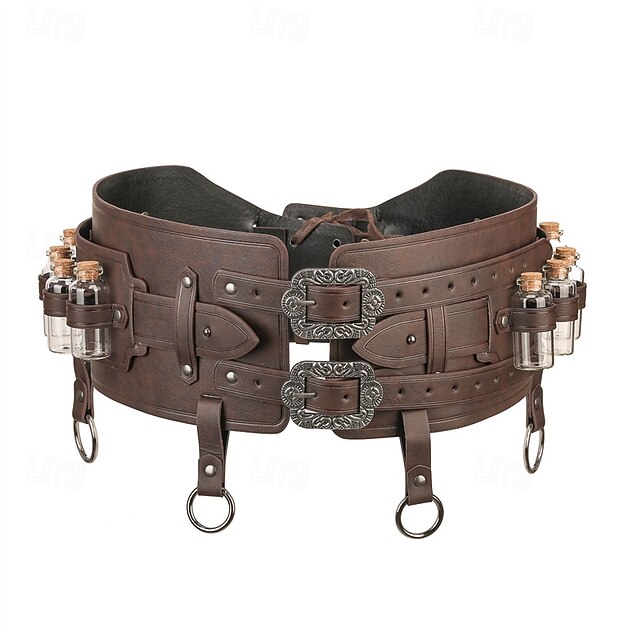 Medieval Masquerade Waist Belt Viking Fancy Dress Men's Women's Celtic Viking Halloween Carnival Masquerade Performance LARP Adults' Belt4
