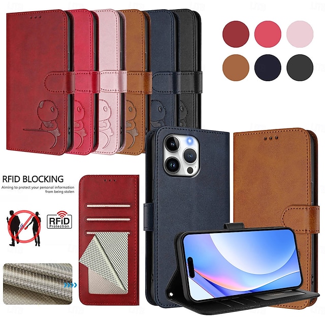  telefon Carcasă Pro Samsung Galaxy iPhone 16 Pro Max Plus iPhone 16 iPhone 16 Plus iPhone 16 Pro Max iPhone 15 iPhone 15 Pro Max iPhone 15 14 Pro Max Plus Pouzdro na peněženku se stojánkem Zip
