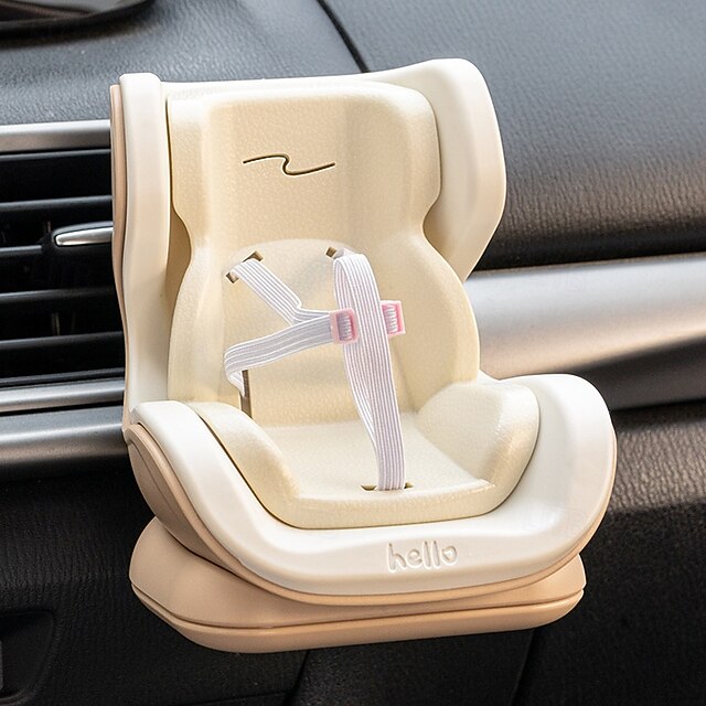 Siège Auto Pour Poupée 17 Cm – Clip Sortie D'Air Et Support Bureau – Décoration Voiture Et Maison