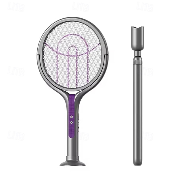  Lampe anti-moustiques multifonctionnelle 2 en 1, tapette à moustiques rétractable et rechargeable par USB