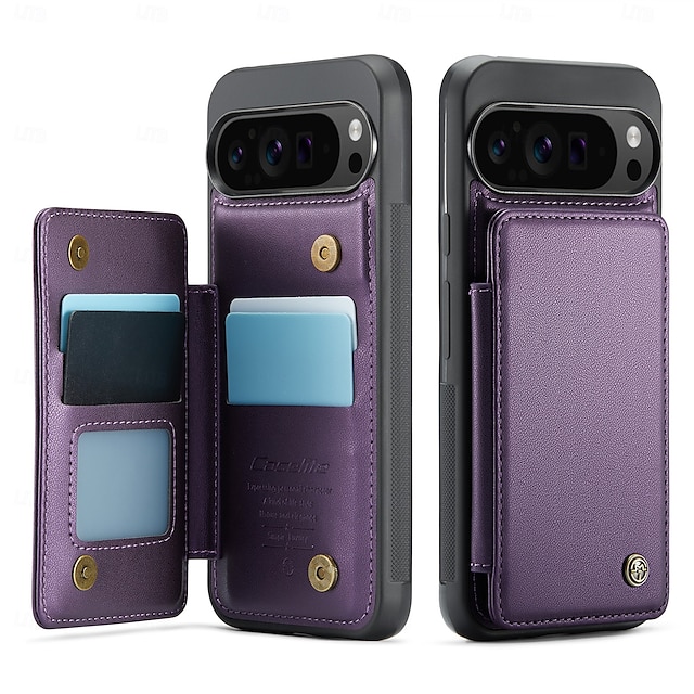  Phone Case For Google Pixel 9 Pro Pixel 9 Pro XL Pixel 9 Flip Cover Kickstand Shockproof TPU PU Leather