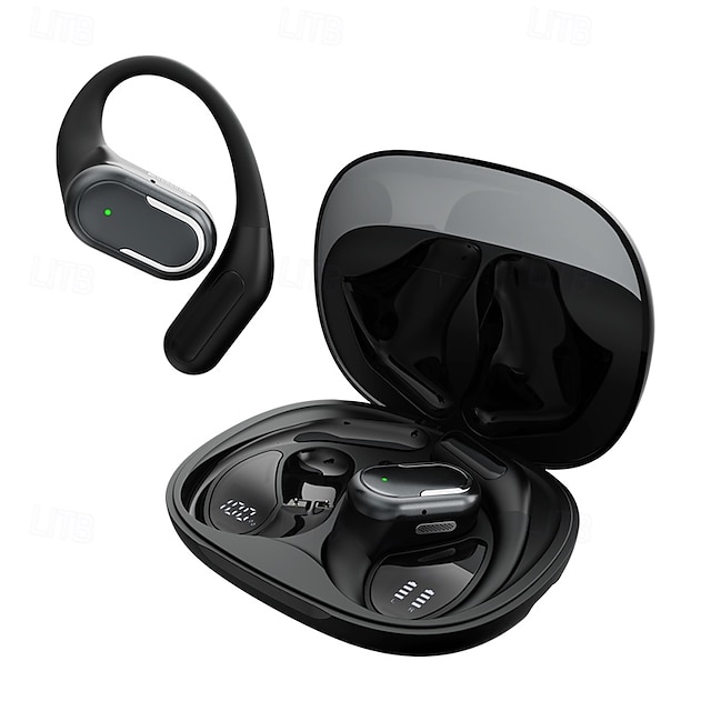  Fone de ouvido sem fio Bluetooth 5.4 de 75 horas, fone de ouvido esportivo estéreo com subwoofer, fones de ouvido supra-auriculares, microfone com cancelamento de ruído, ipx7, à prova d'água, ótimo