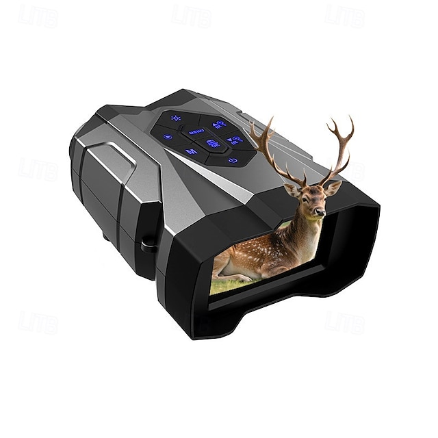  Binocolo per birdwatching, binocolo transfrontaliero, visione notturna, zoom 4k 16x, raffica a infrarossi, foto e video HD