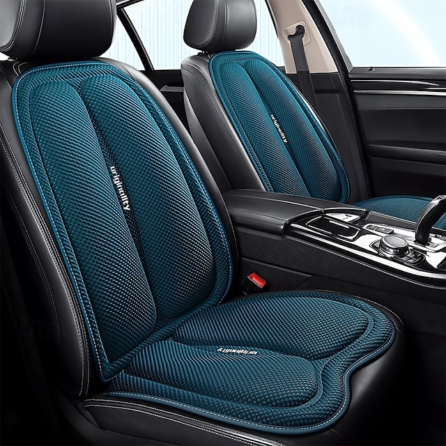  Cuscino universale per sedile auto quadrato, cuscino per schienale, cuscino per sedile auto per quattro stagioni, comodo, antistress, morbido e traspirante, cuscino universale per sedile auto, facile