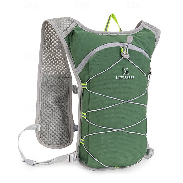 Laufweste Wasserpaket Trinkweste Armwärmer Reflektierend Wasserdicht Schnelltrocknend Polyester für Marathon Wandern Joggen
