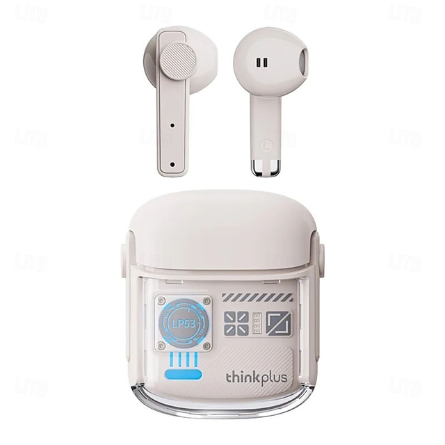  Căști wireless Lenovo LP53, Bluetooth 5.4, design mecanic, căști pentru gameri, TWS, reducere a zgomotului, sport, standby prelungit, noi