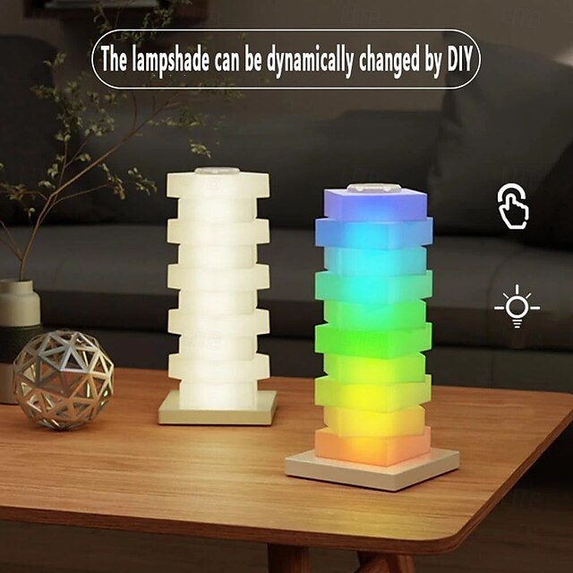  lampe de bureau à LED avec chargeur sans fil et lampe à commande tactile à intensité variable pour lampe de chambre et de bureau
