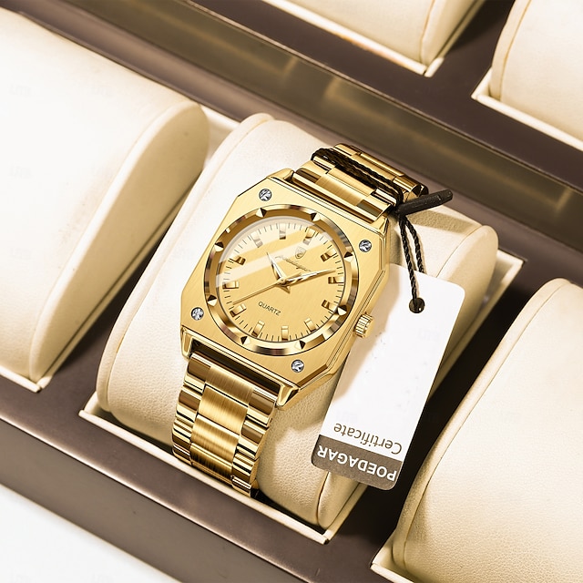  Luxury Elegant Square Ladies Watch Waterproof Luminous Watch for Woman Stainless Steel Quartz Women's Watches