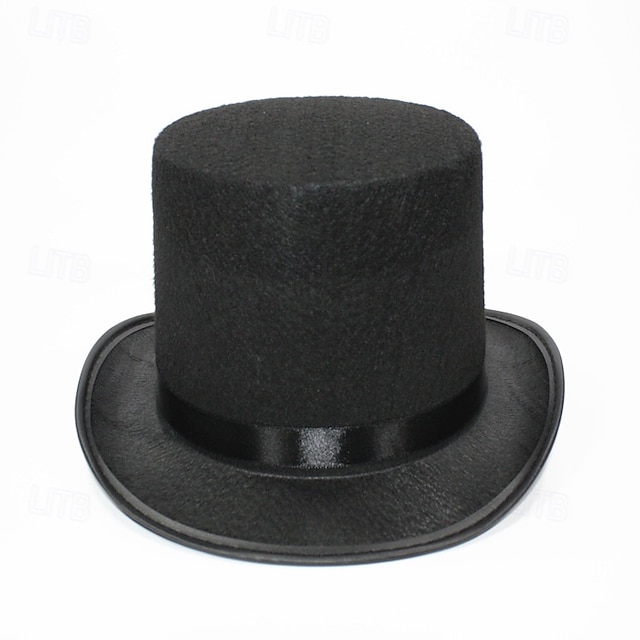  performance kostuum goochelaar hoed Lincoln hoed performance hoge hoed retro all-match Britse stijl 13cm jazz hoed