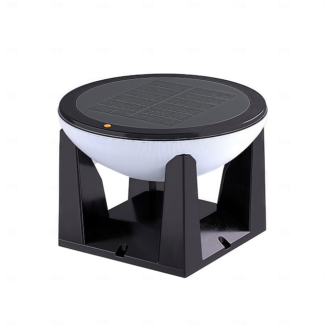  Lampadaire solaire étanche et durable, 3 modes d'éclairage, éclairage rétro à LED, allumage/extinction automatique, éclairage de jardin, allée, cour, 1 pièce
