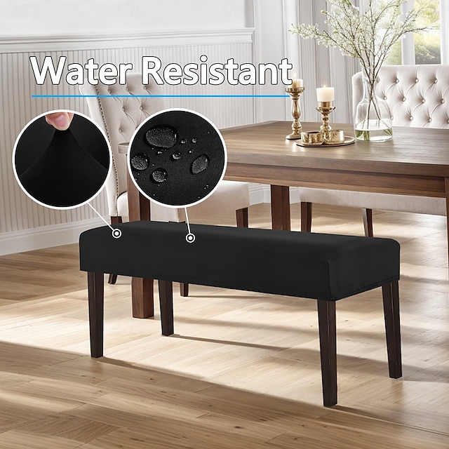  Coprisedie impermeabili e resistenti per sala da pranzo, coprisedie elasticizzati in jacquard, coprisedie antipolvere, sfoderabili e lavabili, proteggi-sedile