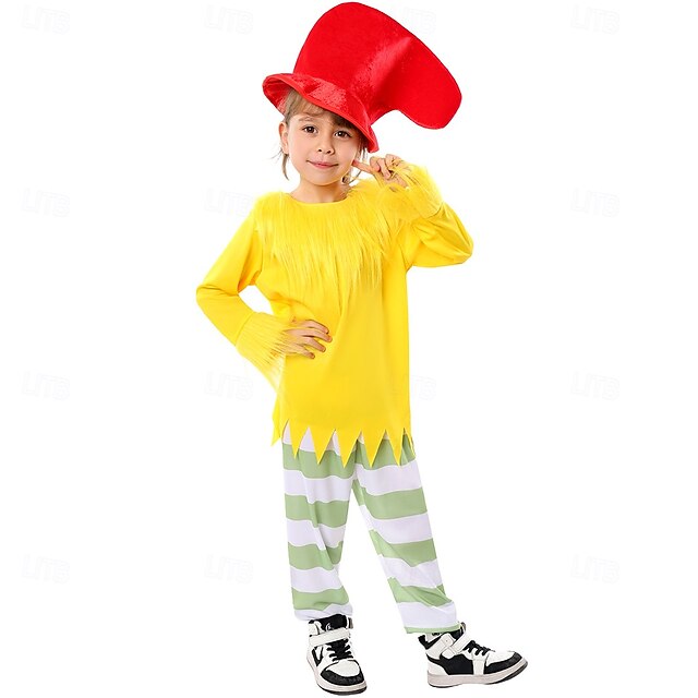  Zelená vejce a šunka Sam Já Jsem Kostým Postavy z pohádek cosplay Filmové kostýmy for Chlapecké Dívčí Děti předvečer Všech svatých Karneval Světový den knihy Výkon Vzdělávací převlékání Školní akce