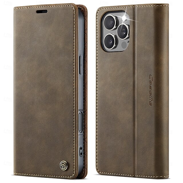  Phone Case For iPhone 16 iPhone 15 iPhone 14 13 12 11 Pro Max Mini SE X XR XS Max 8 7 Plus Magnetic Adsorption Wallet Case Magnetic Full Body Protective Kickstand TPU PU Leather