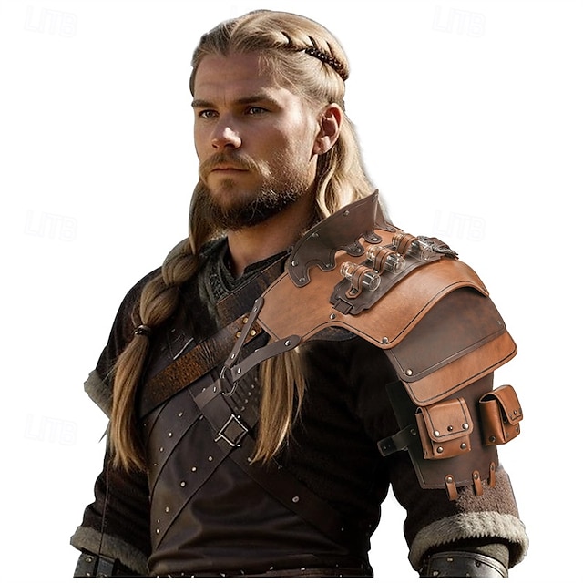  Punk & Gothic Middeleeuws Renaissance Wapens en Harnassen Gemaskerd Bal Krijger Ridder Voor heren Viking Maskerade Prestatie Toneel Maskerade Volwassenen Schouder Pantser