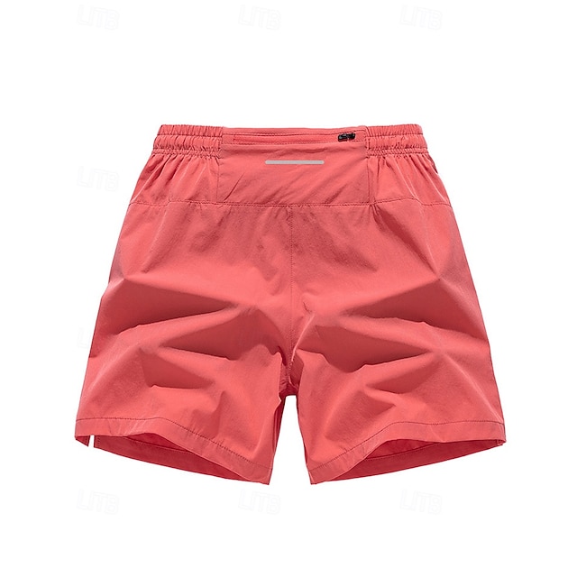 Herr Joggingshorts Träningsshorts Dragkedja med ficka Hög midja Underdelar Fritids- Gym Träningspass Snabb tork Andningsfunktion Gymträning Utomhus Löpning Normal Sportkläder Sportkläder Solid färg