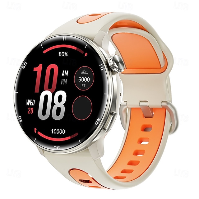  S666R Εξυπνο ρολόι 1.43 inch Έξυπνο ρολόι Bluetooth Βηματόμετρο Υπενθύμιση Κλήσης Παρακολούθηση Δραστηριότητας Συμβατό με Android iOS Άντρες GPS Μεγάλη Αναμονή Αδιάβροχη IP68 Θήκη ρολογιού 22mm