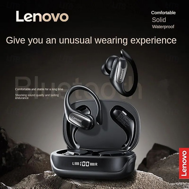  Nuevos auriculares deportivos Lenovo EA305 TWS con Bluetooth 5.4, modo dual, inalámbricos, impermeables, estéreo de alta fidelidad y cancelación de ruido.