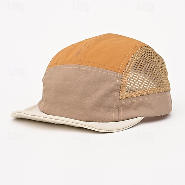  Chapeau de soleil Casquette de baseball Chapeau Patchwork Motif Imperméable Séchage Rapide Été Maille Unisexe Pêche Activité
