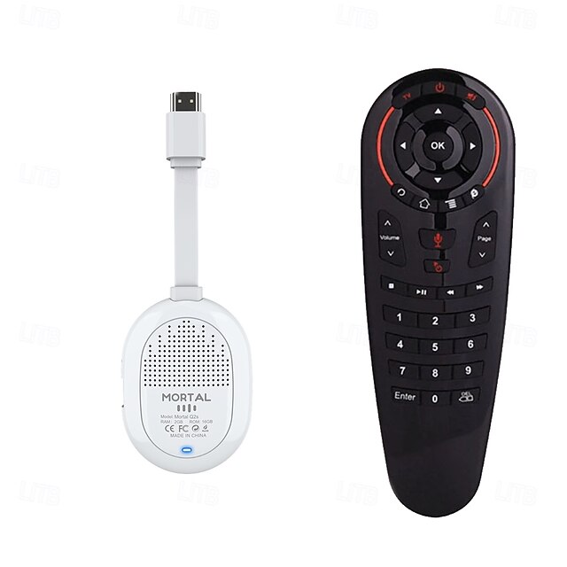 rechtstreeks van de fabriek Android 14 Allwinner H313 tv-stick Mortal Q2S dongle ondersteuning YouTube Google Wifi6 BT5.0 8K spraakgestuurde afstandsbediening tv-box