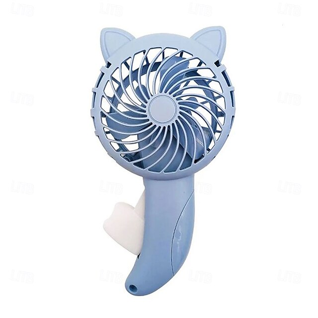  přenosný ruční ventilátor mini ruční ventilátor bez baterie kreslený ventilátor letní chladič vzduchu cestovní domácí ventilátor