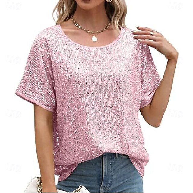 Women's Sequin Sparkly Party Glitter Sequins Sparkly Fashion Modern ...